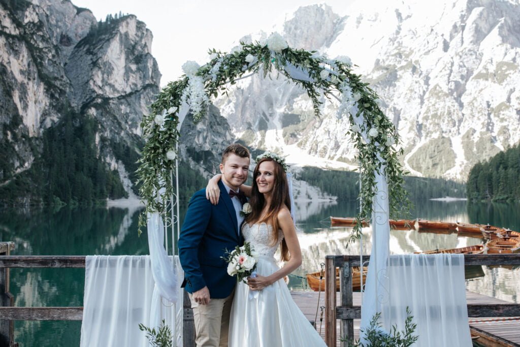 Wedding in Italy at Lake Braies – wedding photo 10