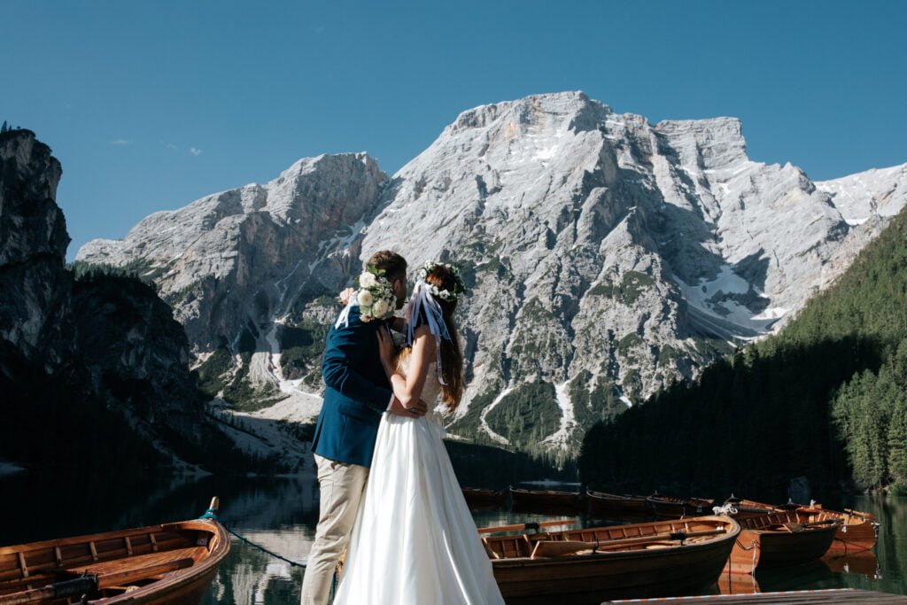 Wedding in Italy at Lake Braies – wedding photo 7