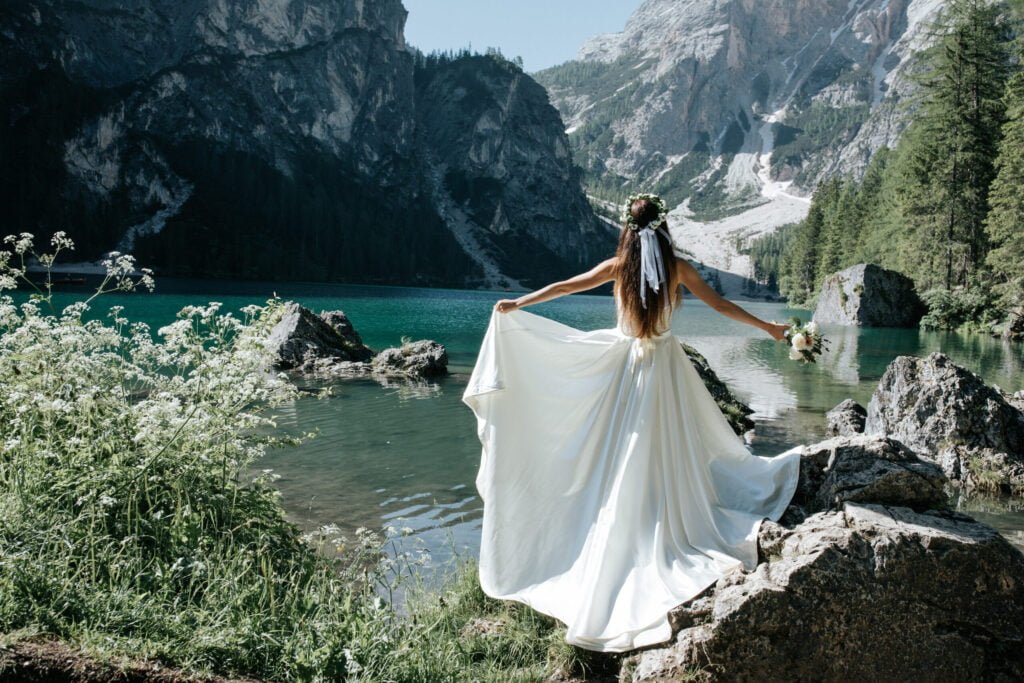 Wedding in Italy at Lake Braies – wedding photo 2