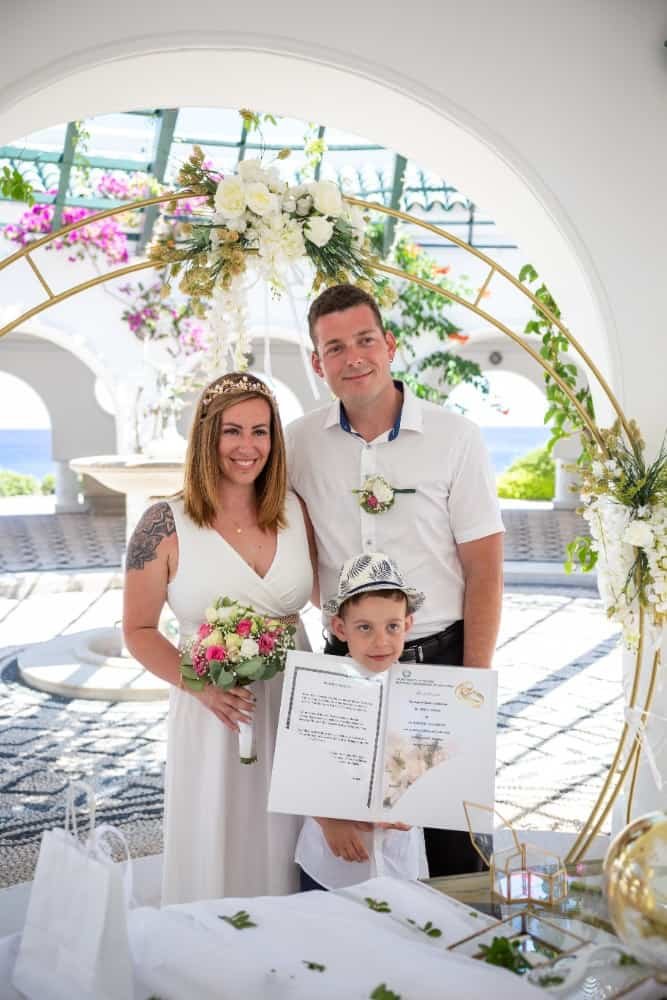 Wedding in Greece on the Island of Rho – wedding photo 12