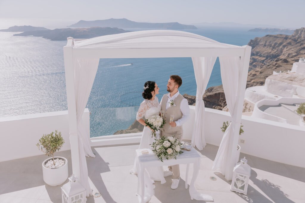 svatba v Řecku na Santorini