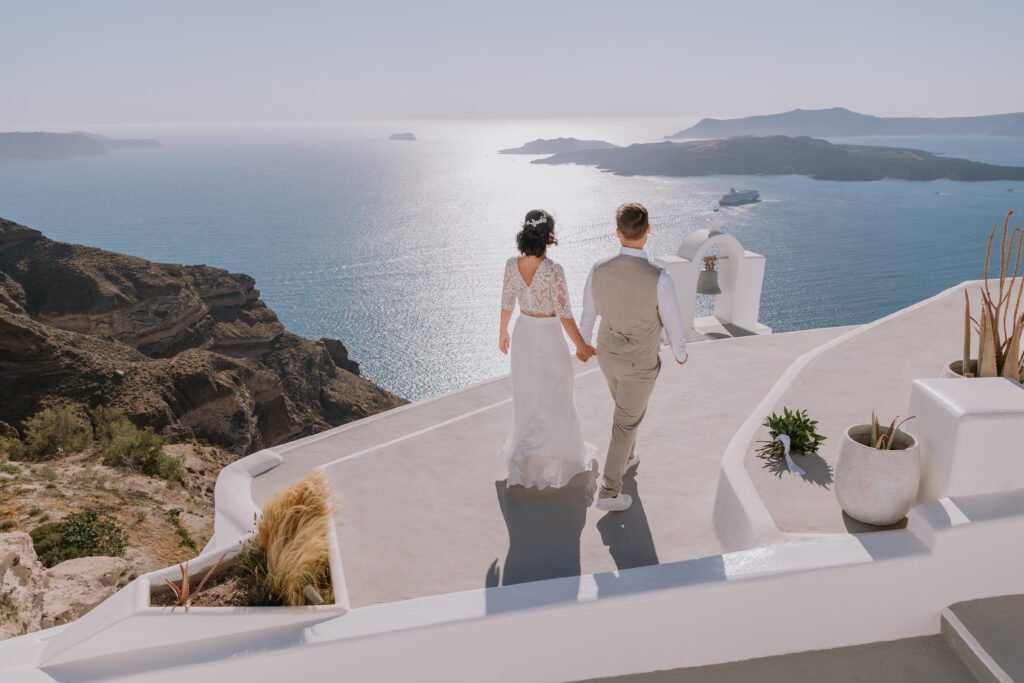 svatba v Řecku na Santorini