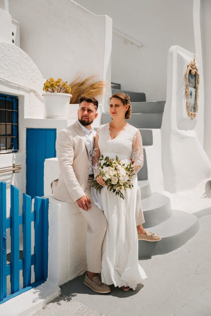 svatba v Řecku na Santorini
