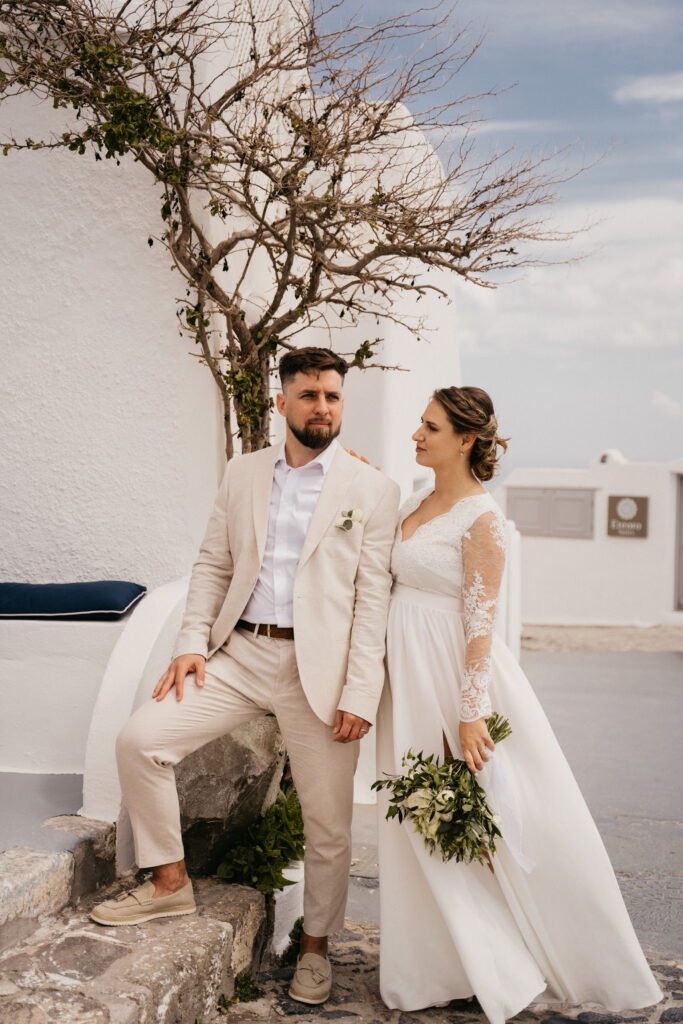svatba v Řecku na Santorini