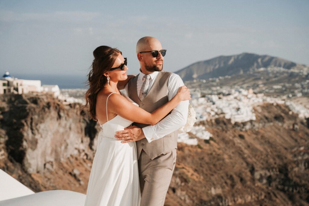 svatba v Řecku na Santorini