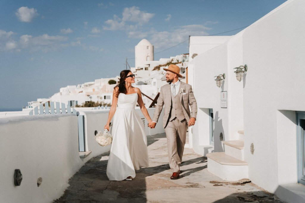 svatba v Řecku na Santorini