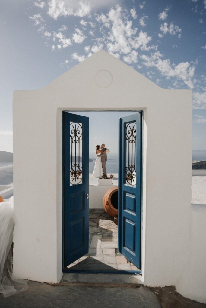 svatba v Řecku na Santorini