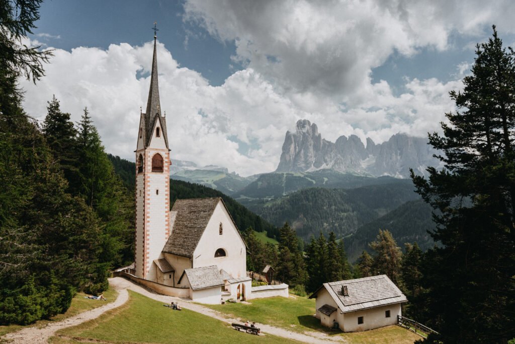svatba v Itálii v Dolomitech