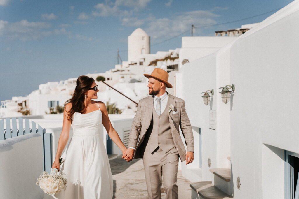 svatba v Řecku na Santorini