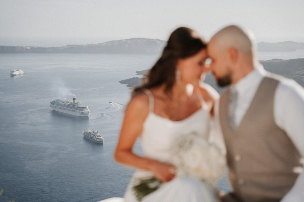 svatba v Řecku na Santorini