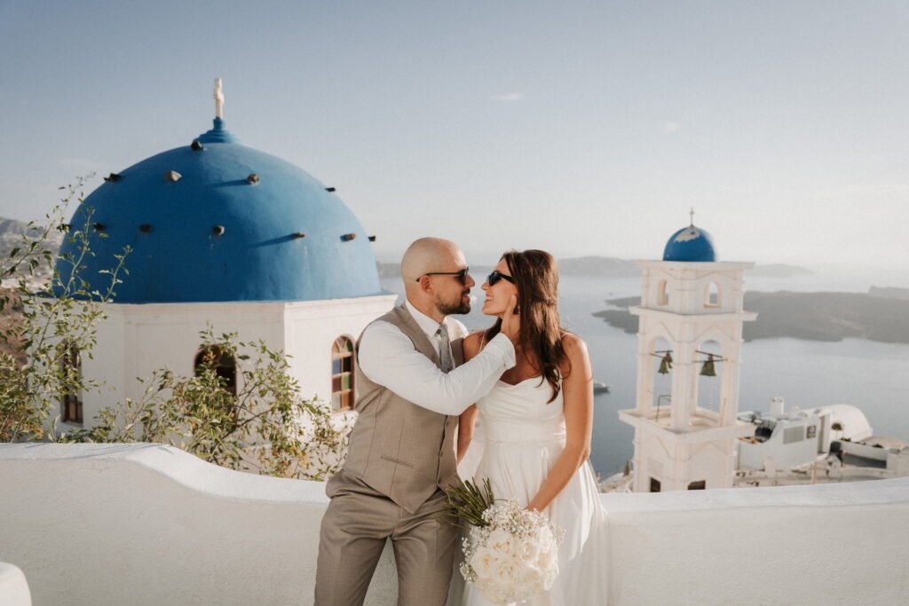 svatba v Řecku na Santorini