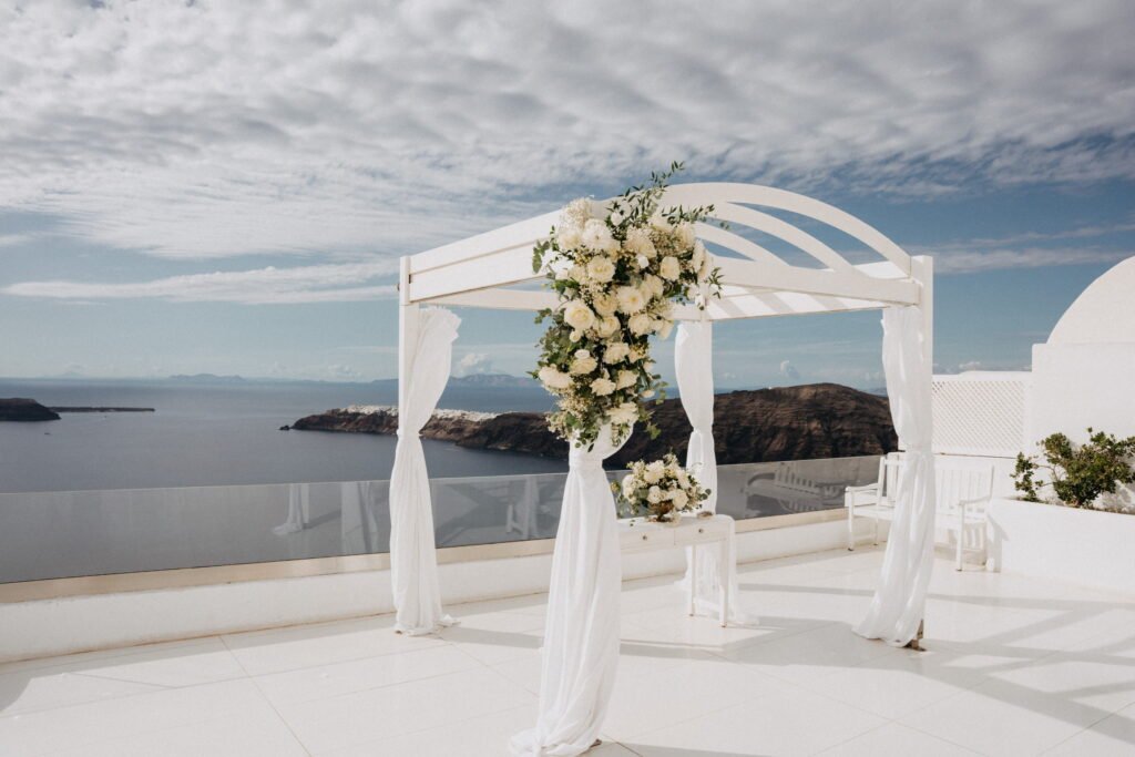 svatba v Řecku na Santorini