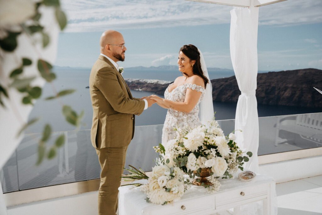 svatba v Řecku na Santorini