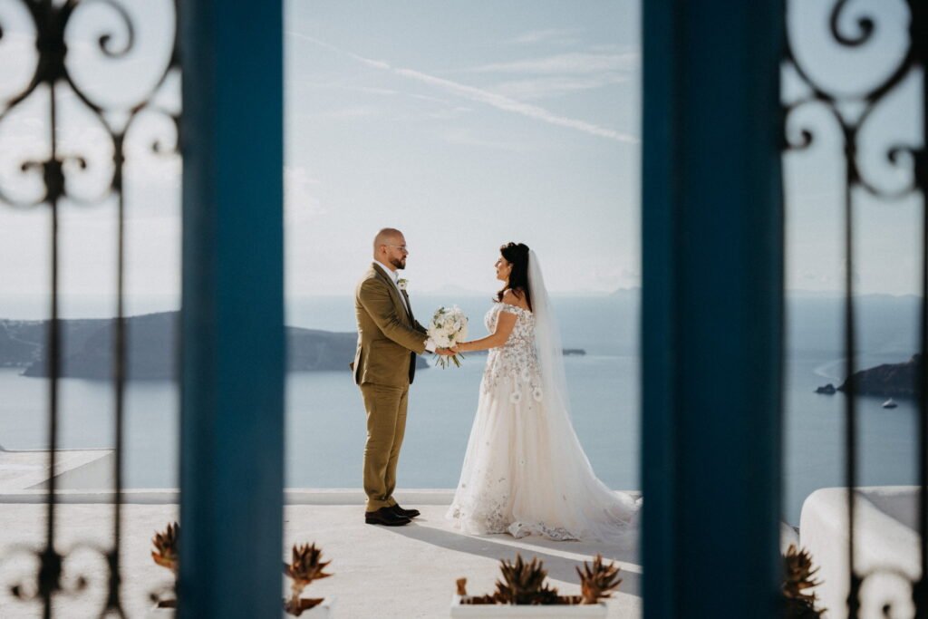 svatba v Řecku na Santorini