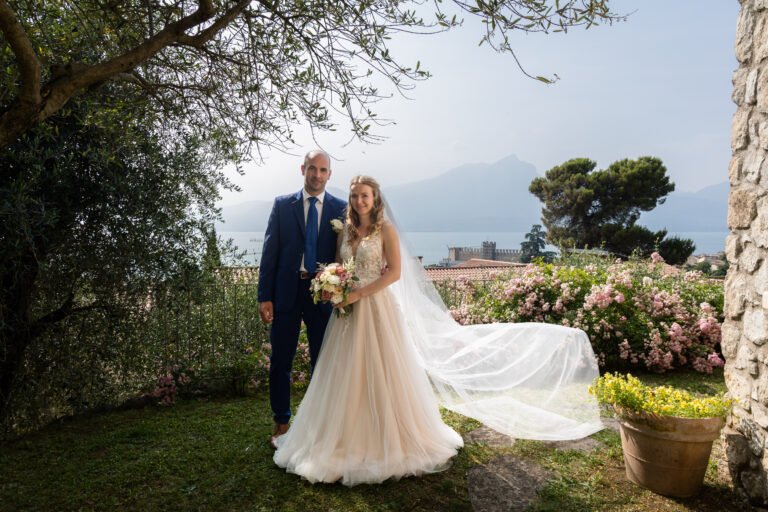 svatba v Itálii v jezera Lago di Garda v Torri del Benaco
