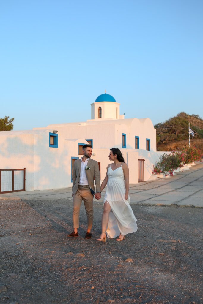 svatba v Řecku na Santorini