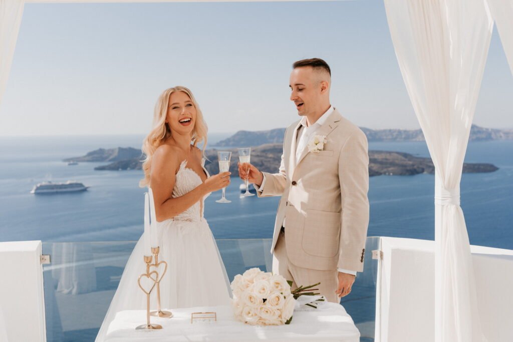 Svatba v Řecku na Santorini