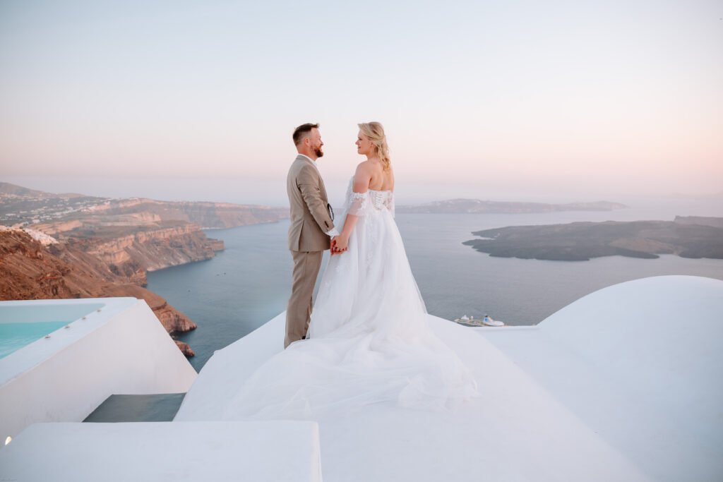 svatba v Řecku na Santorini