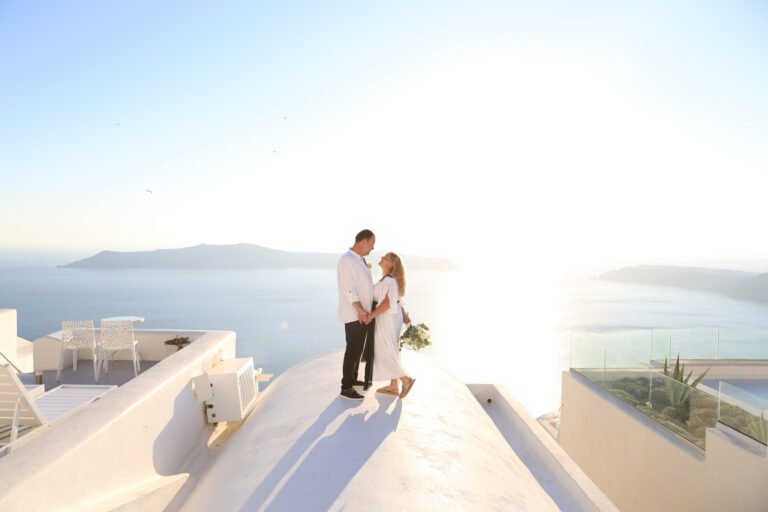 svatba v Řecku na Santorini