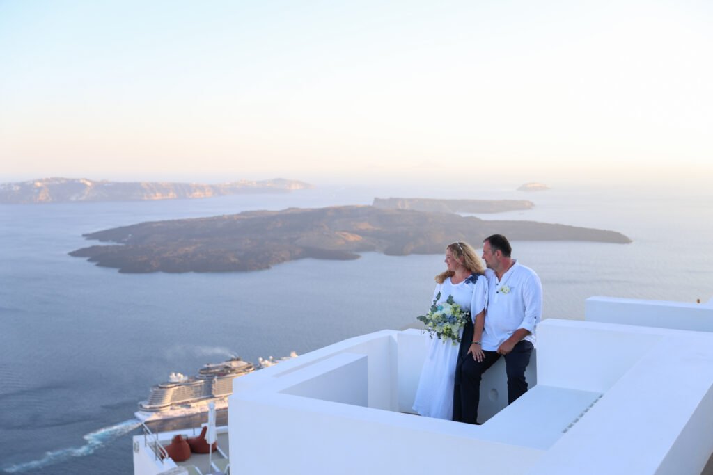 svatba v Řecku na Santorini