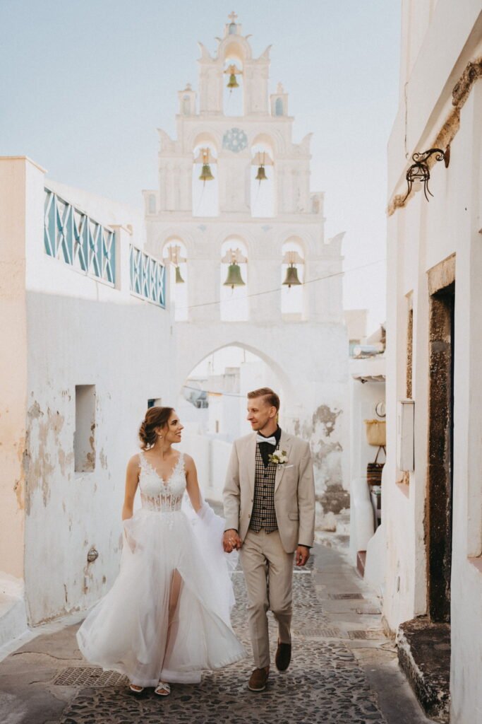 svatba v Řecku na Santorini