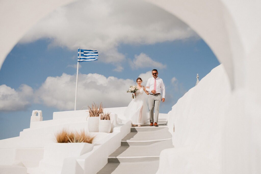 svatba v Řecku na Santorini