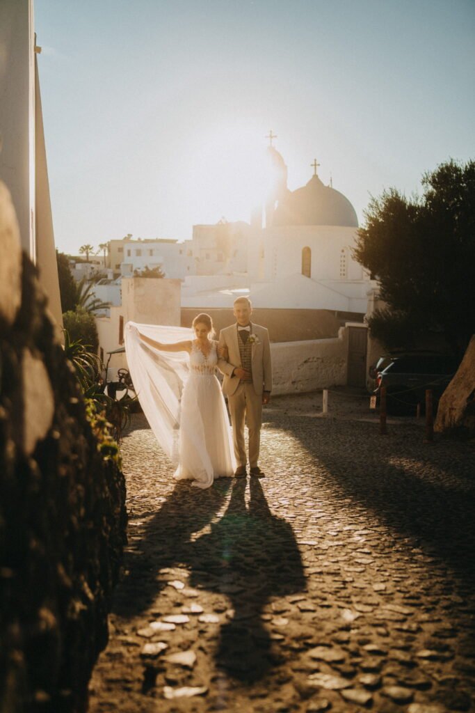 svatba v Řecku na Santorini