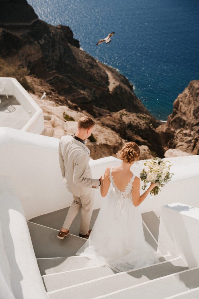 svatba v Řecku na Santorini