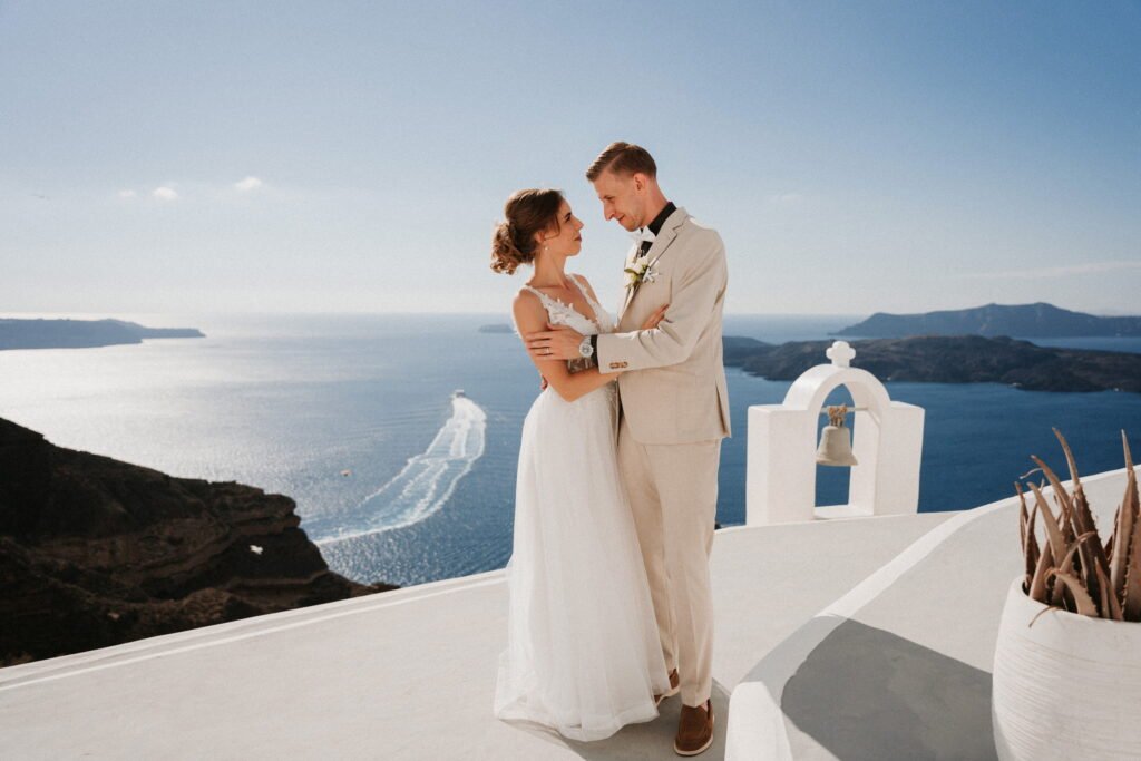 svatba v Řecku na Santorini