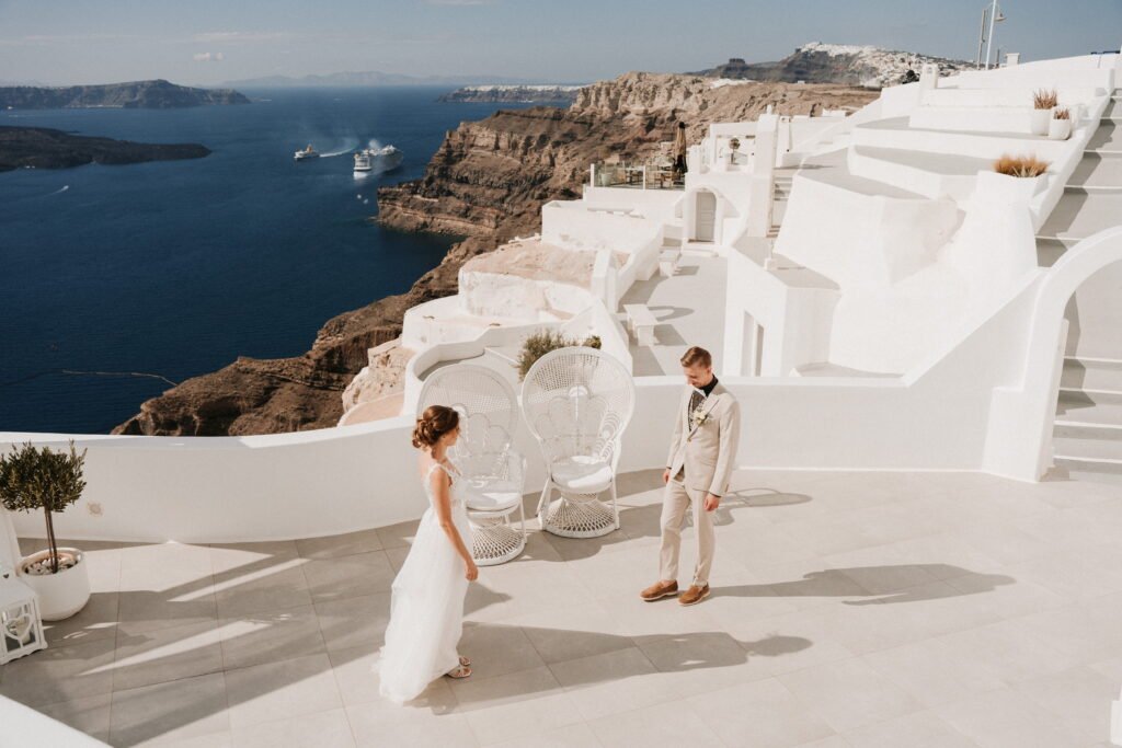 svatba v Řecku na Santorini