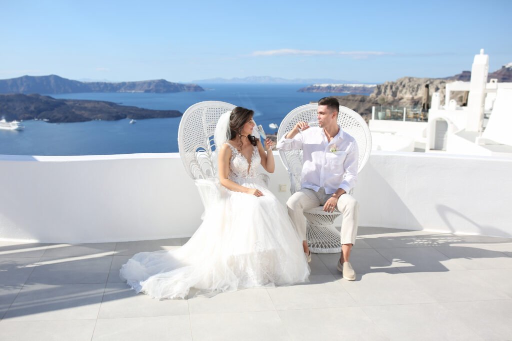 svatba v Řecku na Santorini