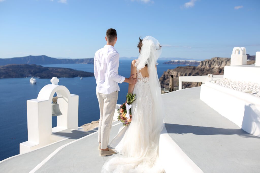 svatba v Řecku na Santorini