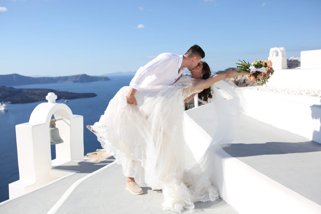 svatba v Řecku na Santorini