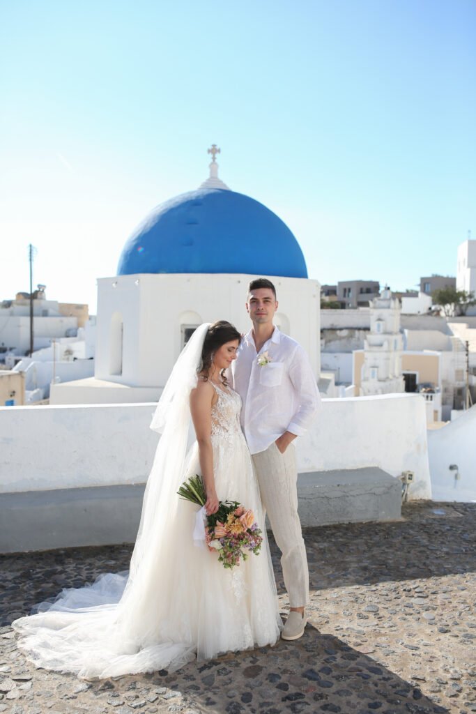 svatba v Řecku na Santorini