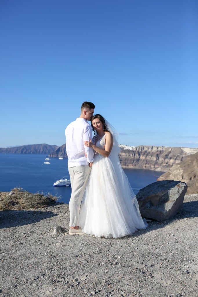svatba v Řecku na Santorini