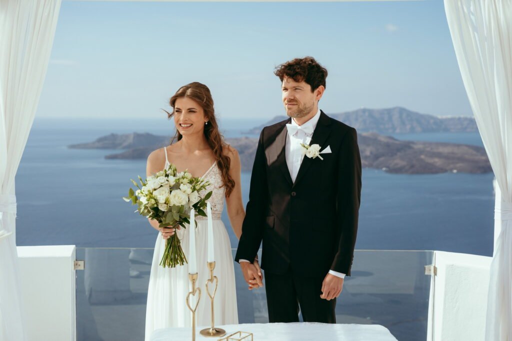 svatba v Řecku na Santorini
