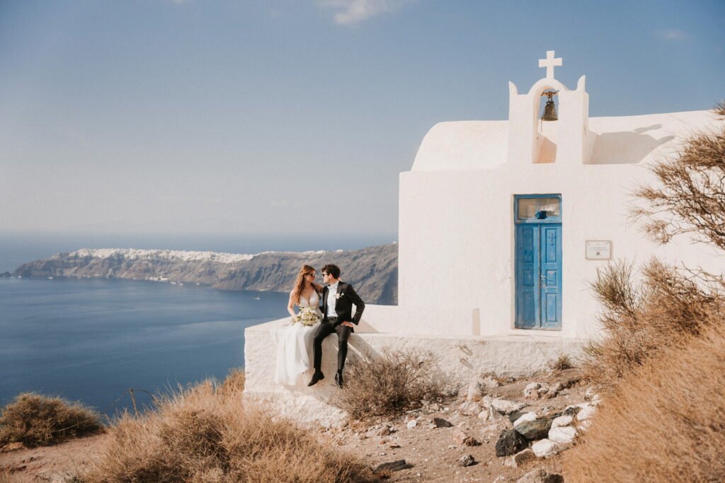 svatba v Řecku na Santorini