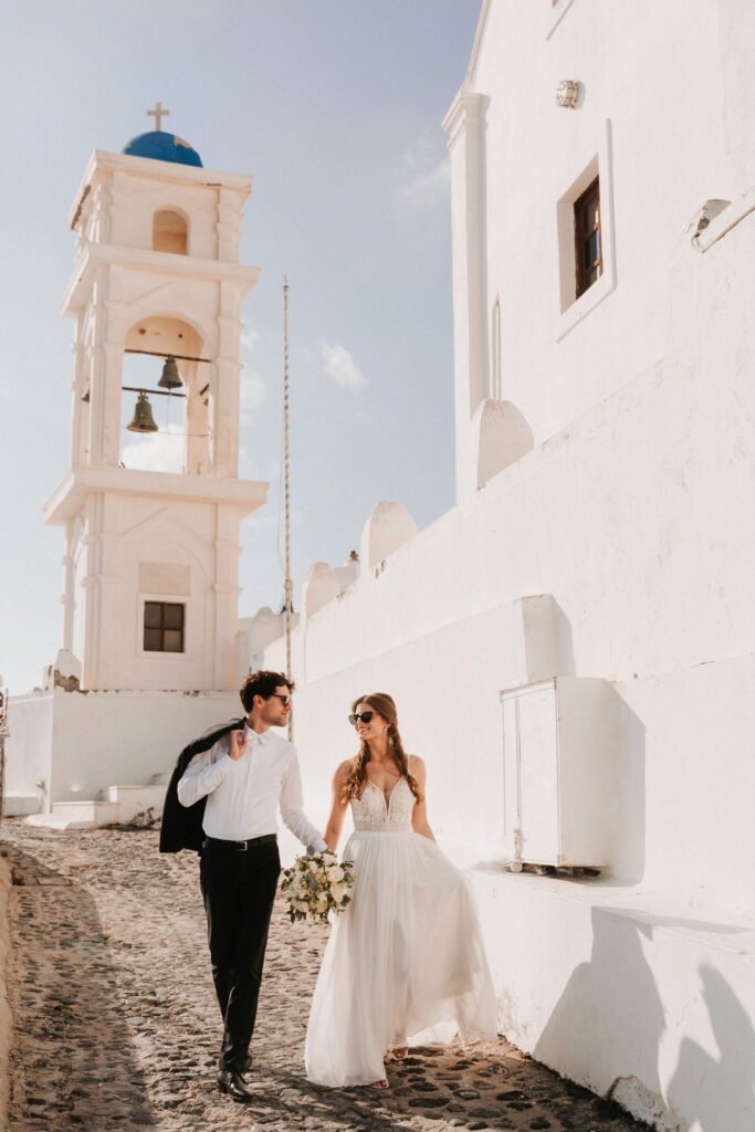 svatba v Řecku na Santorini