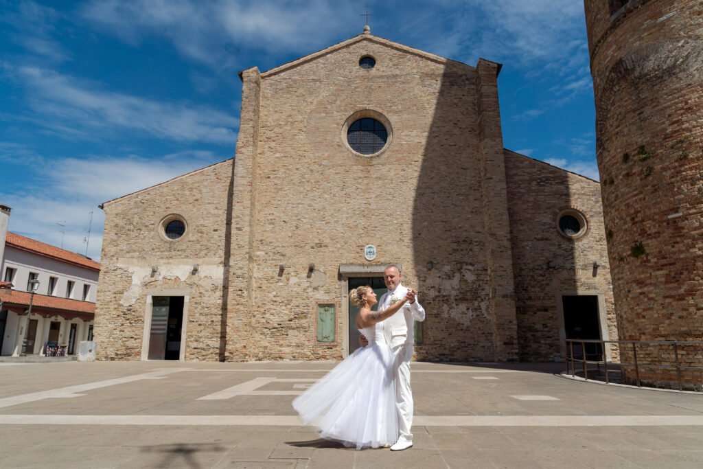 svatba v Itálii v Caorle