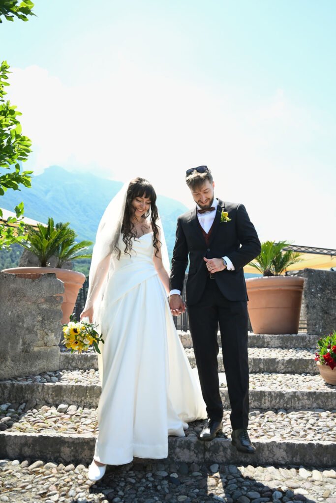 svatba v Itálii u jezera Lago di Garda