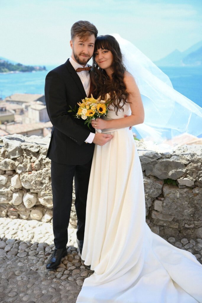 svatba v Itálii u jezera Lago di Garda