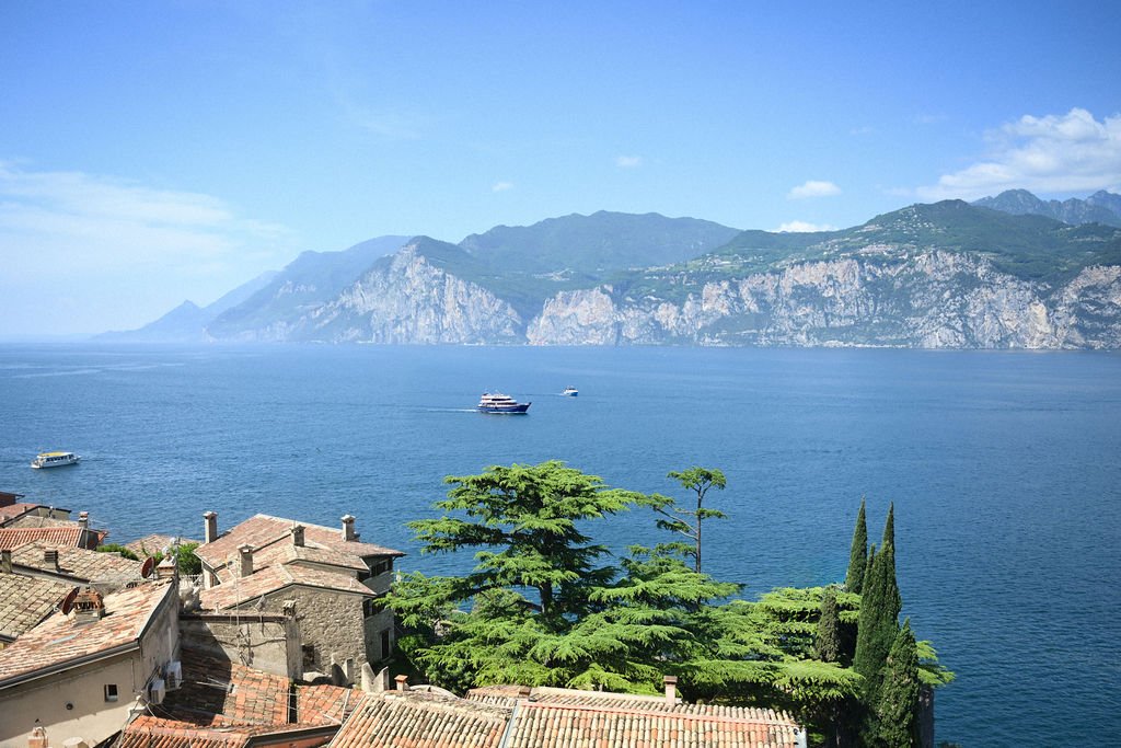 svatba v Itálii u jezera Lago di Garda