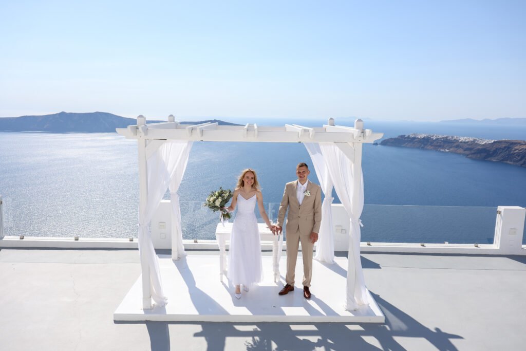 svatba v Řecku na Santorini
