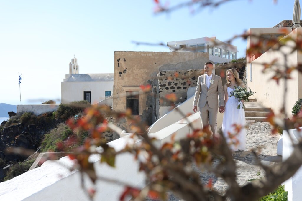 svatba v Řecku na Santorini