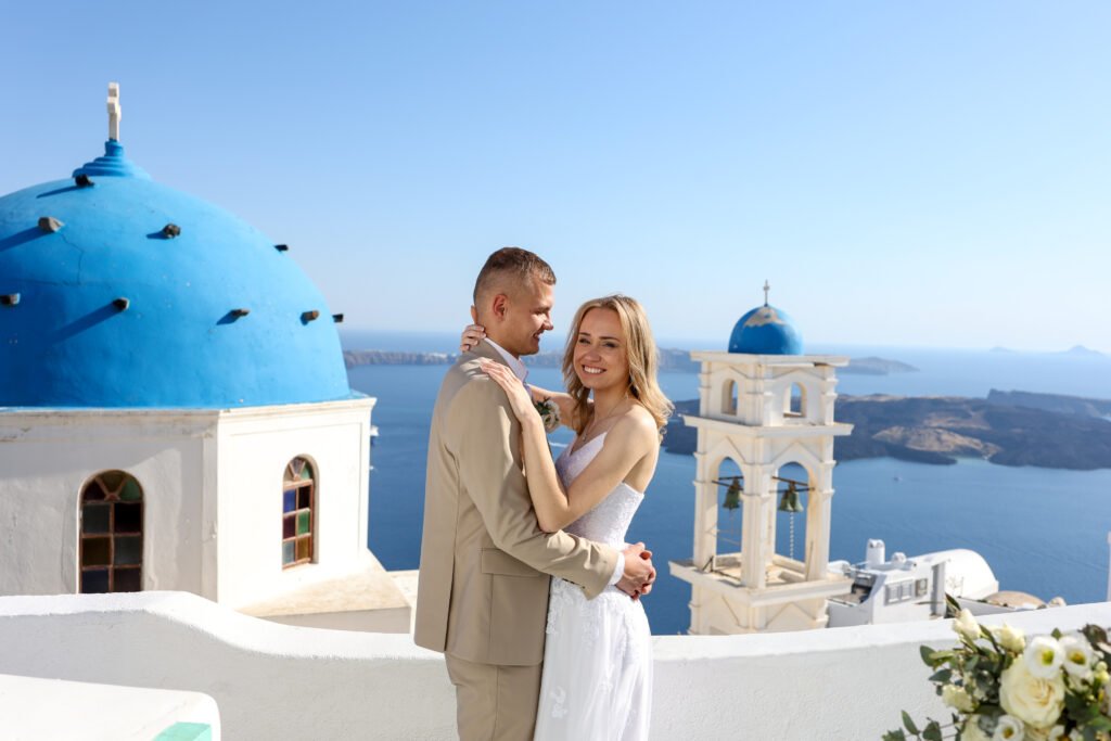 svatba v Řecku na Santorini