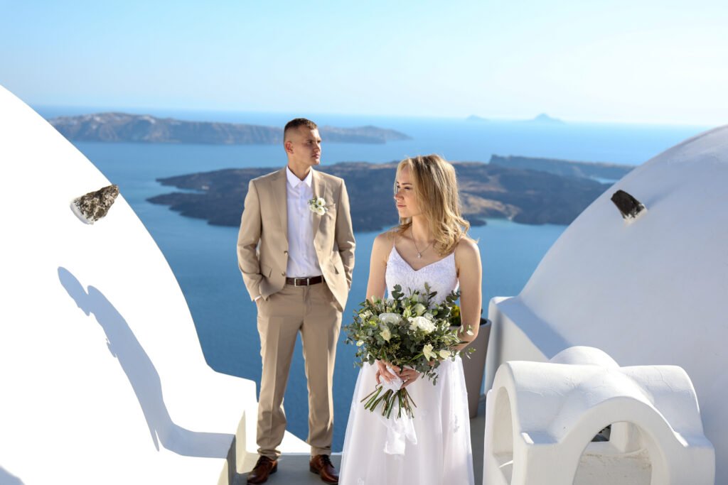 svatba v Řecku na Santorini
