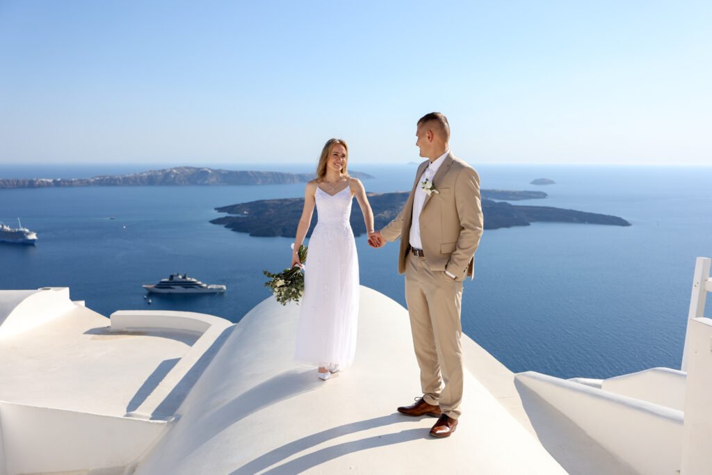 svatba v Řecku na Santorini