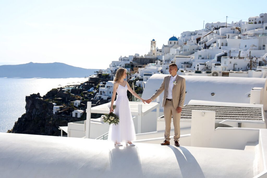 svatba v Řecku na Santorini
