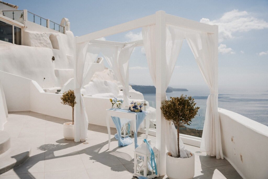 svatba v Řecku na Santorini